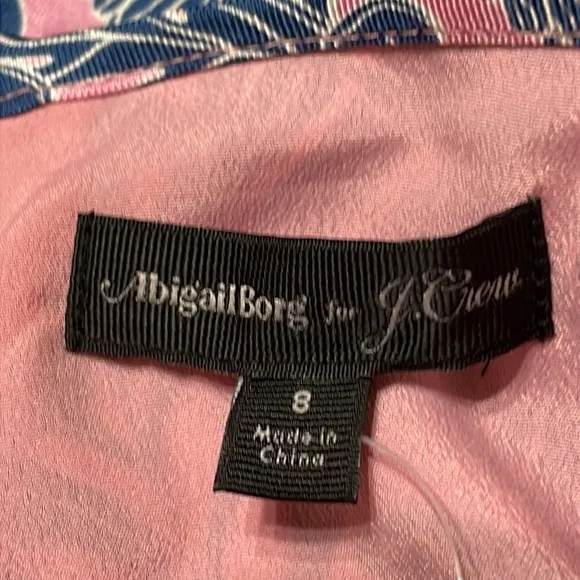 J Crew X Abigail Borg silk slip skirt