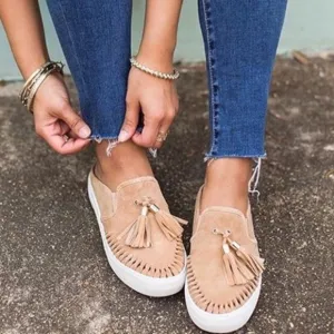 J Slides NYC  ANDIE TASSEL SLIP ON Mules Sneaker