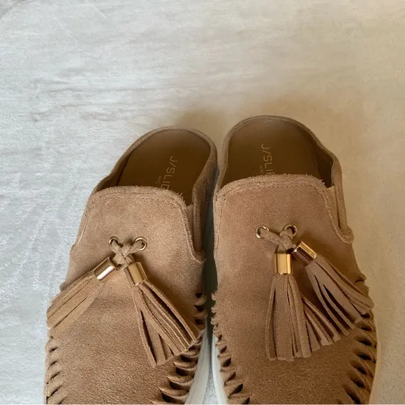 J Slides NYC  ANDIE TASSEL SLIP ON Mules Sneaker