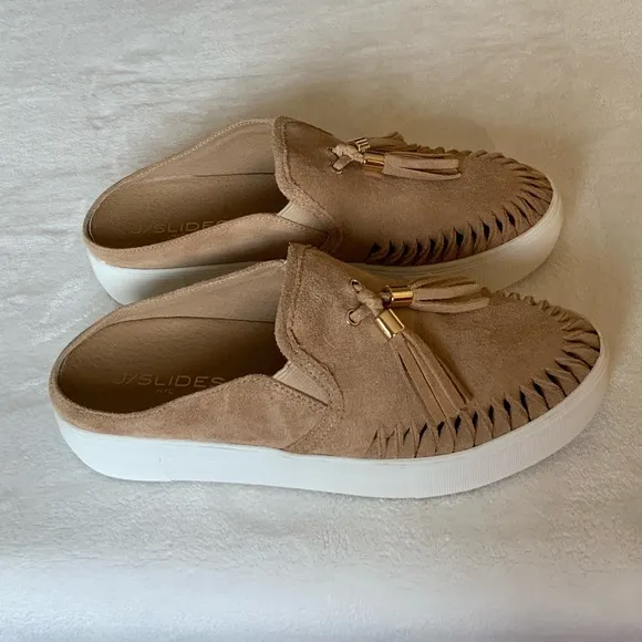 J Slides NYC  ANDIE TASSEL SLIP ON Mules Sneaker
