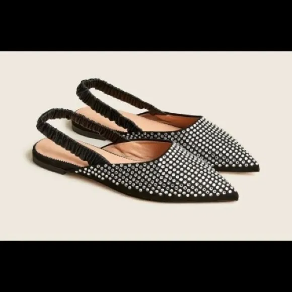 J.Crew Crystal Slingback