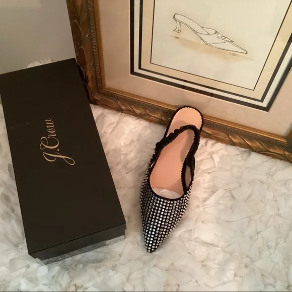 J.Crew Crystal Slingback