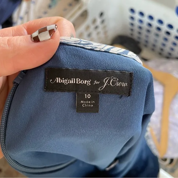 J.Crew X Abigail Borg silk slip skirt