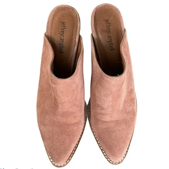 Jeffrey Campbell Favela 2 Slip On Mules Sz 6.5