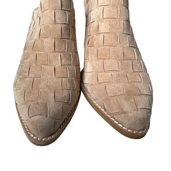 Jeffrey Campbell Favela Woven Mules Rose Size 10