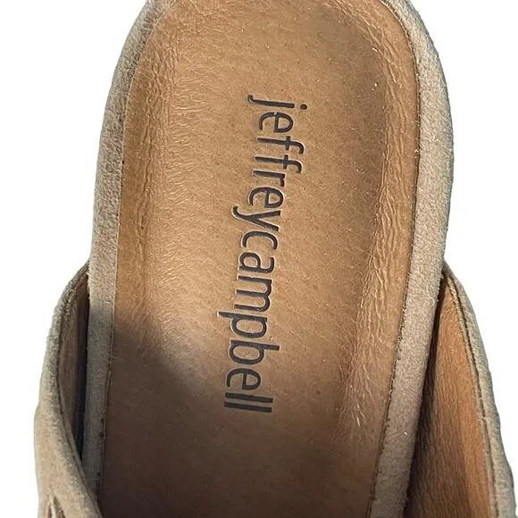 Jeffrey Campbell Favela Woven Mules Rose Size 10