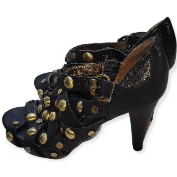 Jeffrey Campbell Stamp Studded Platform Heels Size 7