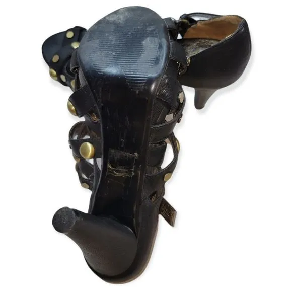 Jeffrey Campbell Stamp Studded Platform Heels Size 7