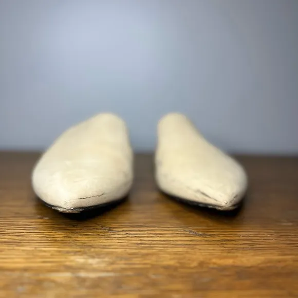 JENNI KAYNE Size 38.5 • Saddle Suede Pointed Toe Mules.