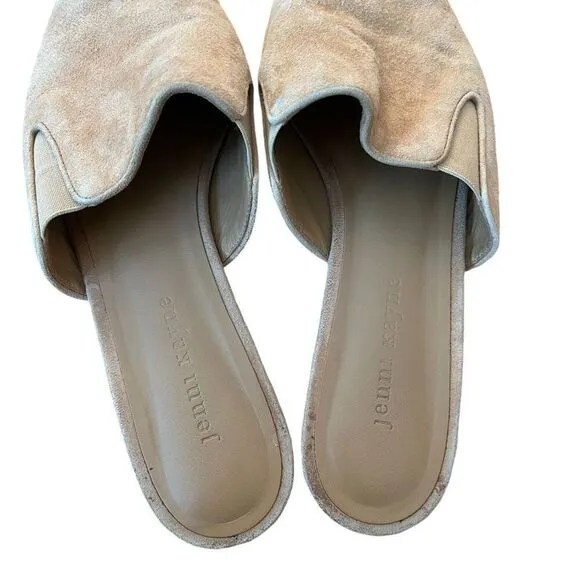 Jenni Kayne Suede Pointed Toe Mules Size 40 US 10