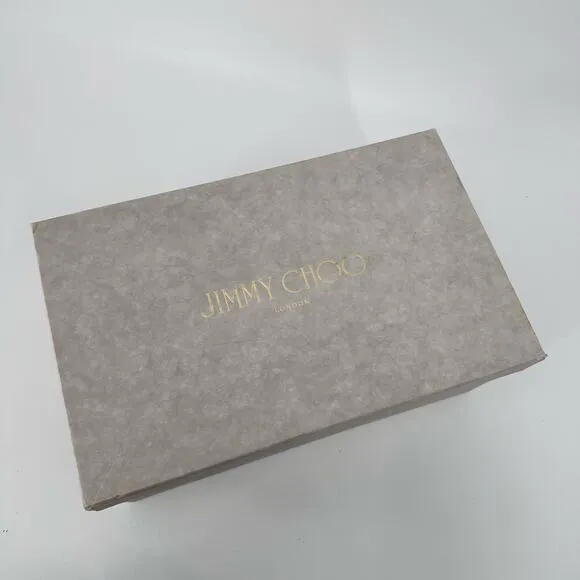 Jimmy Choo Crystal Blush Pearl Shearling Mules Size 6 NWT
