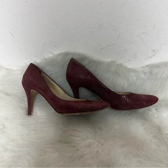 Jimmy Choo Gilbert Suede Pointed Round Toe Heels
