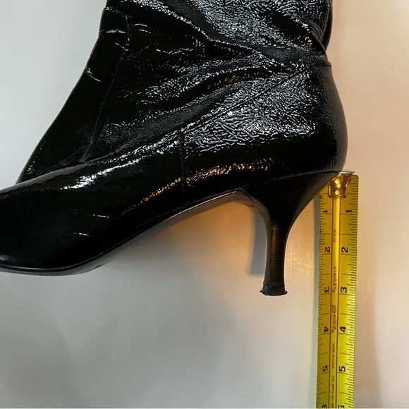 Joan &amp; David circa leather black patent boots Size 9