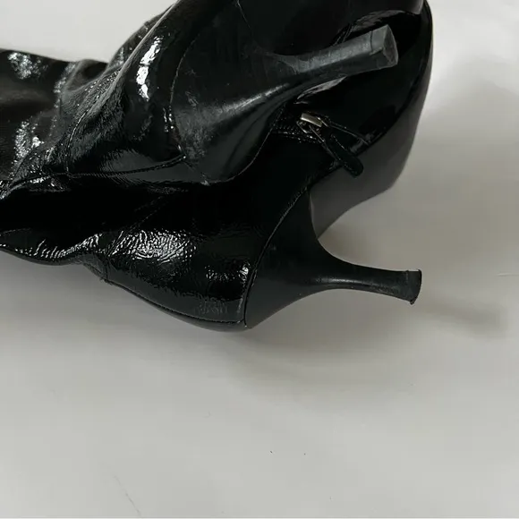 Joan &amp; David circa leather black patent boots Size 9