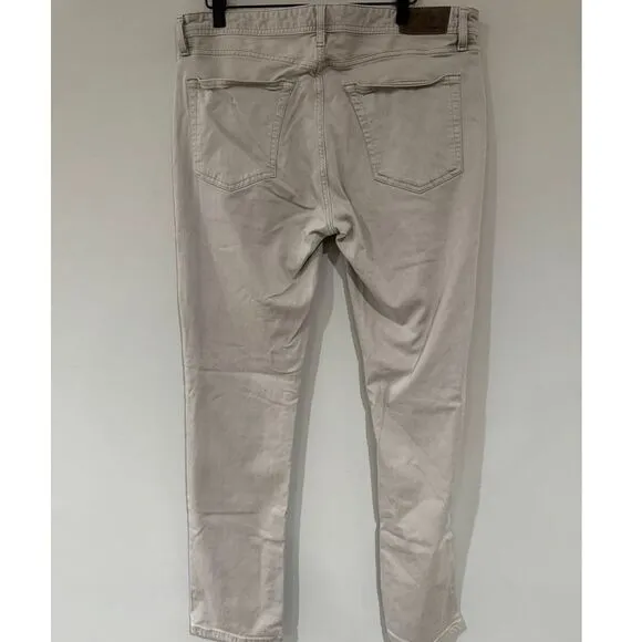 Johnnie-O Slim‎ Fit Jeans Beige Casual Pants Size 36x32