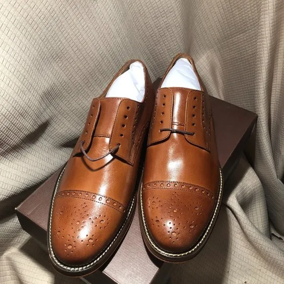 Johnston &amp; Murphy Dempsey Cap-Toe lace-up Oxfords,