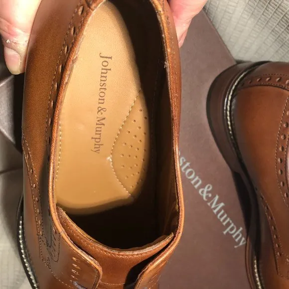 Johnston &amp; Murphy Dempsey Cap-Toe lace-up Oxfords,