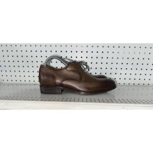 Johnston &amp; Murphy Hawthorn Mens Leather Casual Dress Shoes Oxfords Size 8 Brown