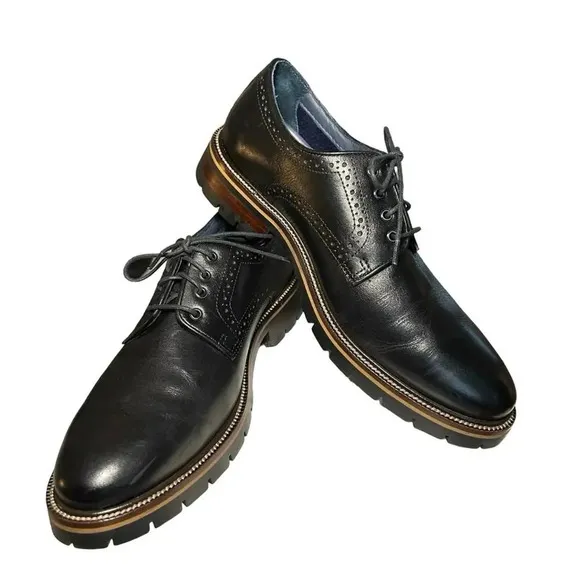 Johnston &amp; Murphy Men’s Conard 2.0 PlainToe Oxfords Black Size 8M