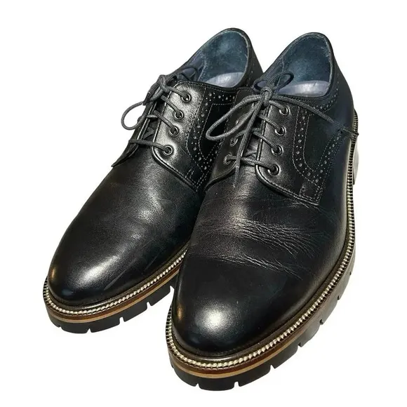 Johnston &amp; Murphy Men’s Conard 2.0 PlainToe Oxfords Black Size 8M