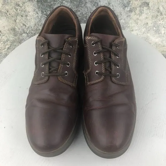 Johnston &amp; Murphy Men's Size 11M XC4 Brown Leather Lace-Up Oxfords 25-4143