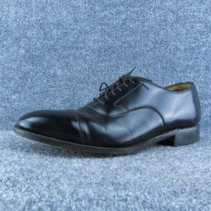 Johnston &amp; Murphy Optima Men Oxfords Shoe Black Leather Lace Up Size 11.5 Narrow