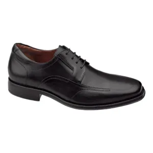 Johnston &amp; Murphy Stricklin Black Leather Dress Oxfords Mens Size 10.5