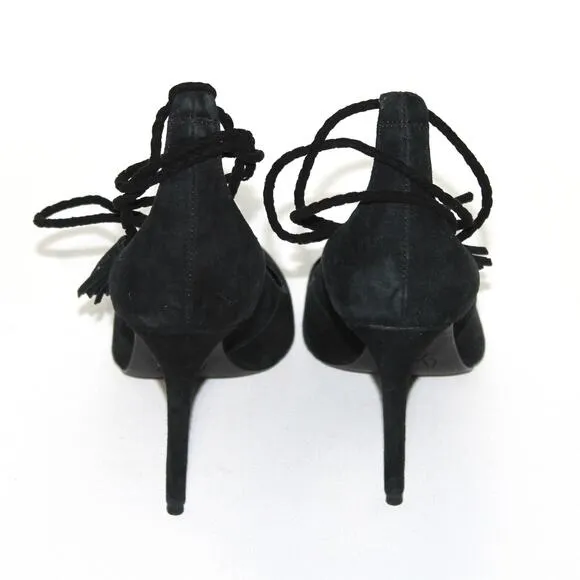 Joie Angelynn Ankle Tie Pointed Toe Pumps Stiletto Heels Size 39