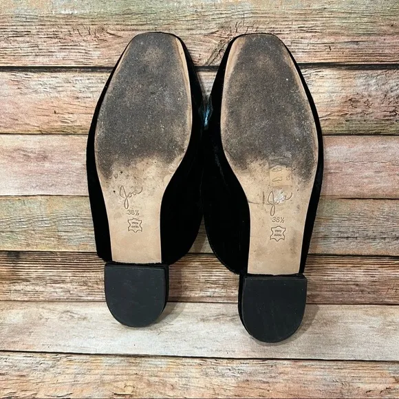 Joie Humming Bird Black Suede Mules