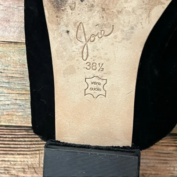 Joie Humming Bird Black Suede Mules