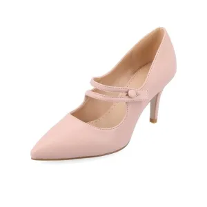 Journee collection Women's Sidney Pointed Toe Mid Heels
