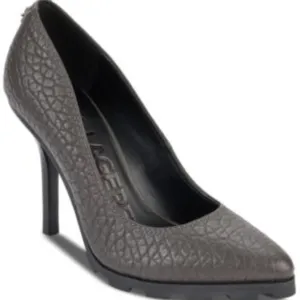 Karl Lagerfeld Paris Women's Madelyn Slip On Pointed Toe Lug Sole Pump- 7.5M