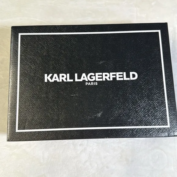 Karl Lagerfeld Paris Women's Madelyn Slip On Pointed Toe Lug Sole Pump- 7.5M