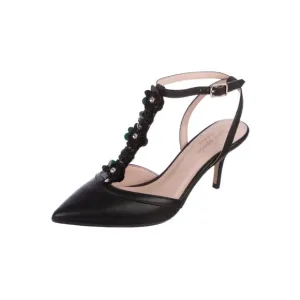 Kate Spade New York Jayme Leather Pumps in Black