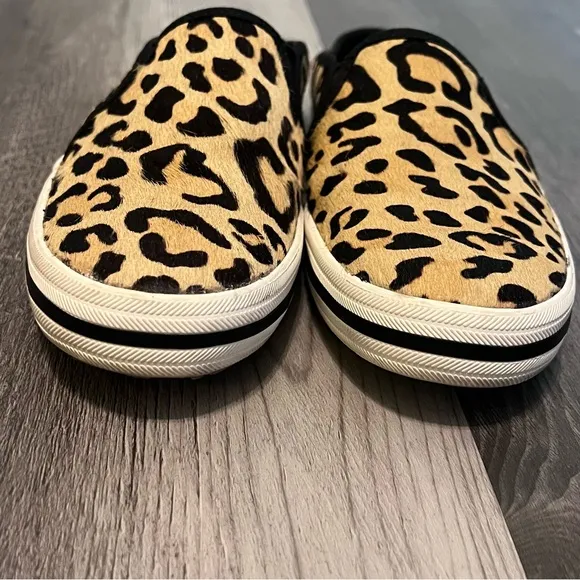 Kate Spade New York Keds DoubleDecker Mules Size 7 Calf Hair