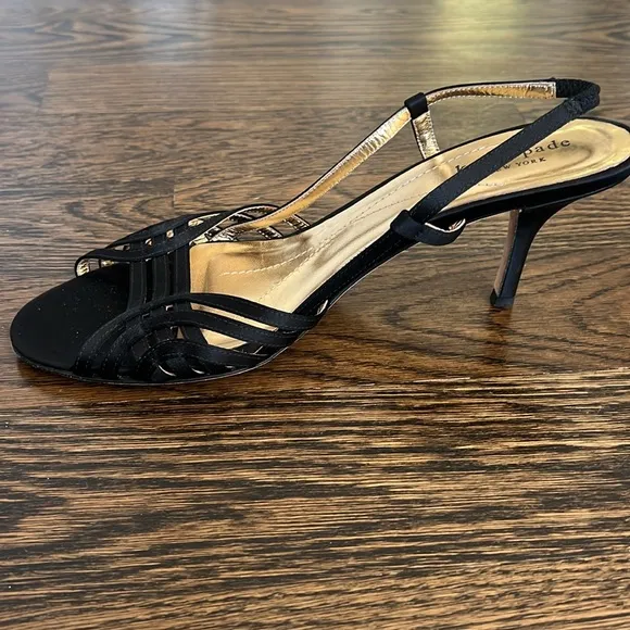 Kate Spade strappy black heels size 9