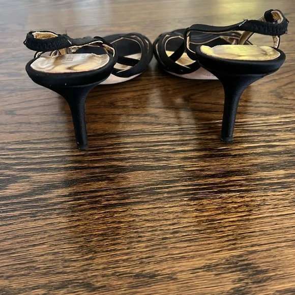Kate Spade strappy black heels size 9