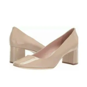 Kate Spade Tan Patent Leather Pointy Toe Heels Size 8.5