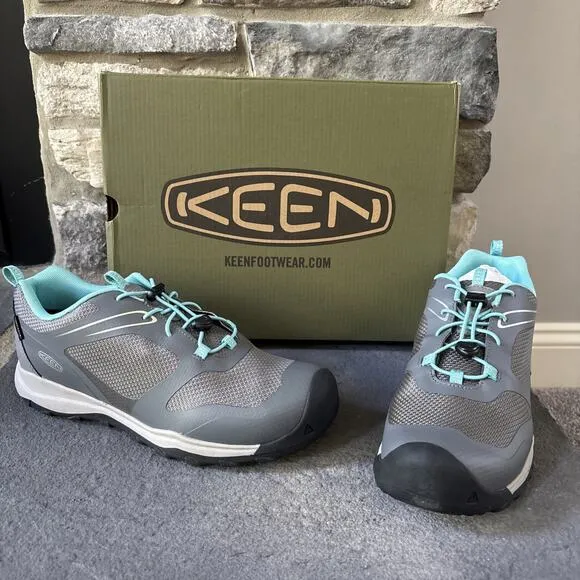 KEEN Big Kid’s Wanduro Shoes Size 7 Waterproof Hiking Trail Sneakers
