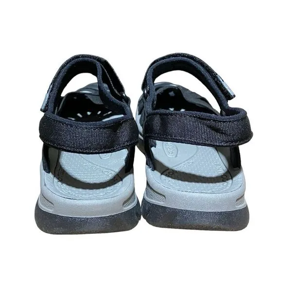 Keen Rose Slingback Sandals Shoes Black/Neutral Gray 1008783 Women's Size 9.5
