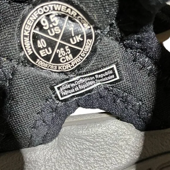 Keen Rose Slingback Sandals Shoes Black/Neutral Gray 1008783 Women's Size 9.5