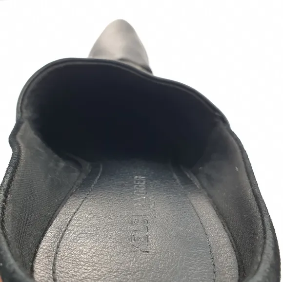 Kelsi Dagger Brooklyn mules leather suede black Women’s size 8