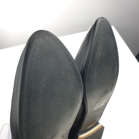 Kelsi Dagger Brooklyn mules leather suede black Women’s size 8