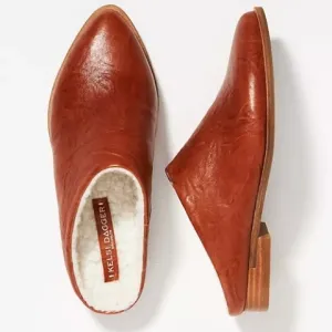 Kelsi Dagger Brooklyn Sail Shearling-Lined Mules
