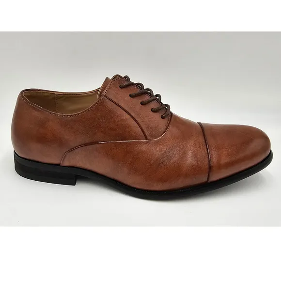 Kenneth Cole Reaction Kylar Oxfords Brown Lace Up Cap Toe Shoe Men's 7W