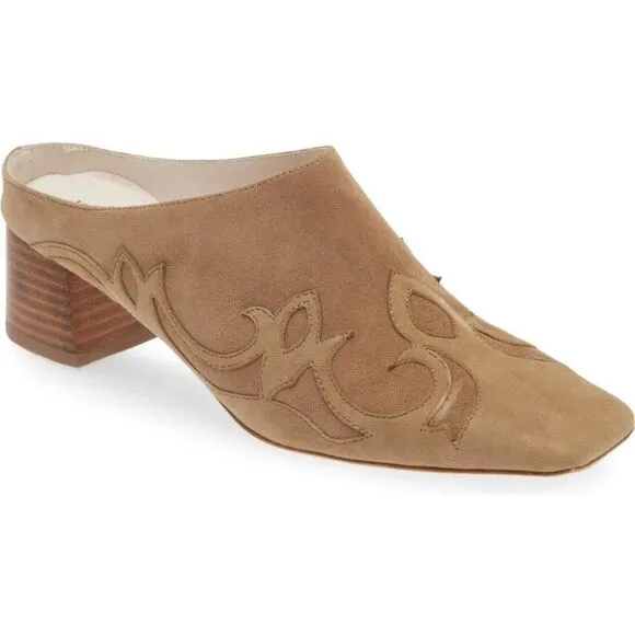 Koko   Palenki Elvis Suede Mules. Size 8. NWOT