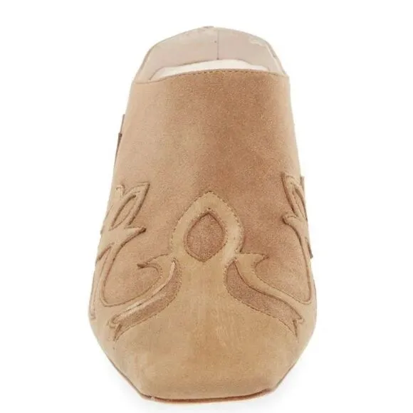 Koko   Palenki Elvis Suede Mules. Size 8. NWOT