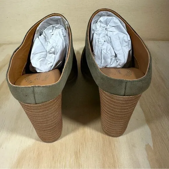 Kork Ease Challis Green Suede Mules Shoes Women’s Size 7.5 New in Box