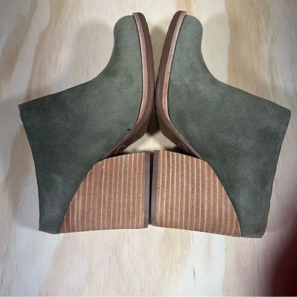 Kork Ease Challis Green Suede Mules Shoes Women’s Size 7.5 New in Box