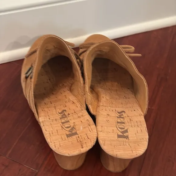 Korks Women's Woodley Mules Clogs  Women's Shoes  Size 10